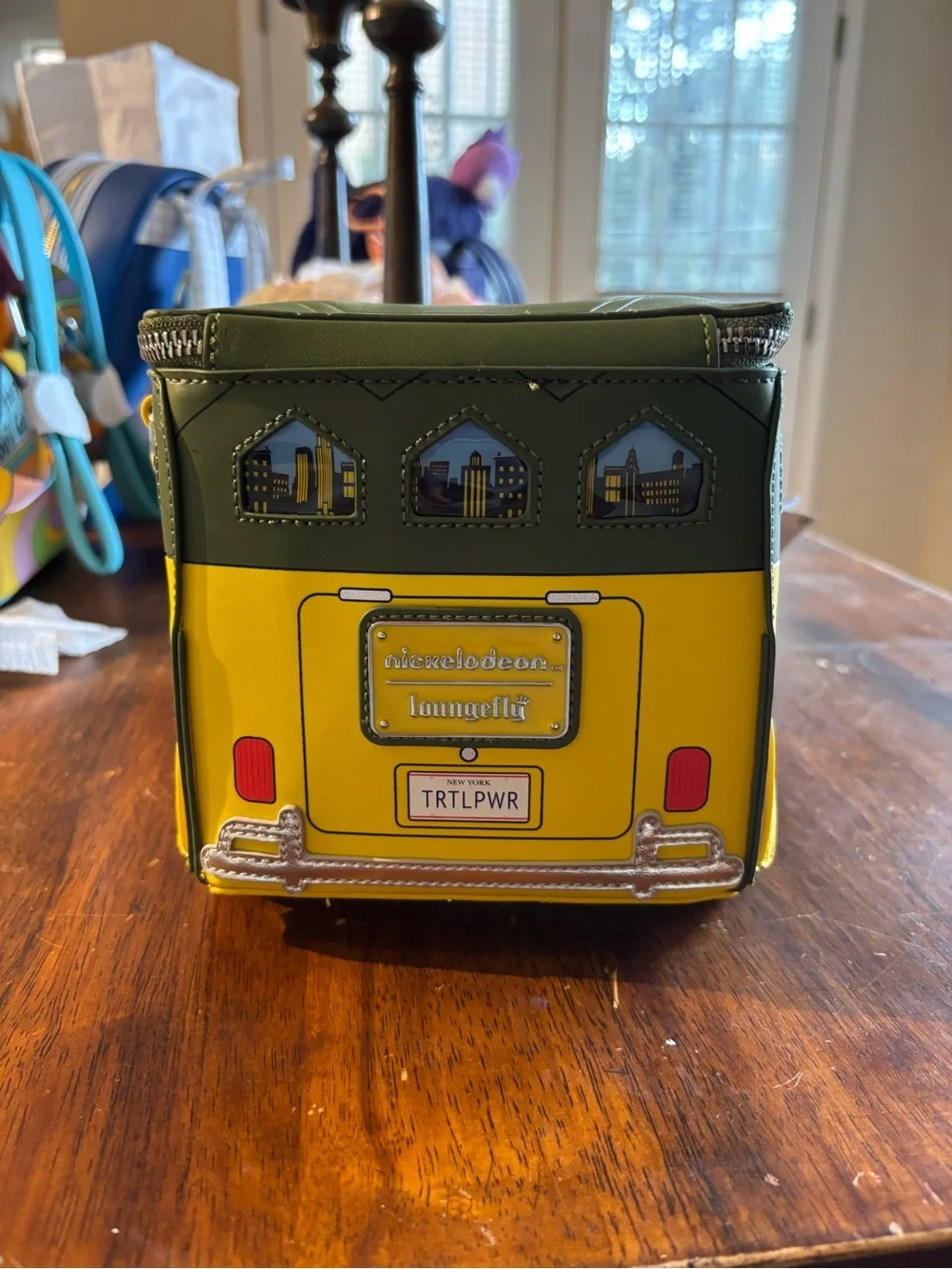 Teenage Mutant Ninja Turtles Green & Yellow Van Light-Up Loungefly Bag